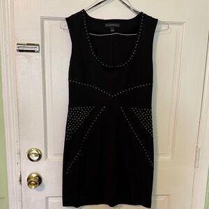 Rock & Republic Black Studded Mini Dress